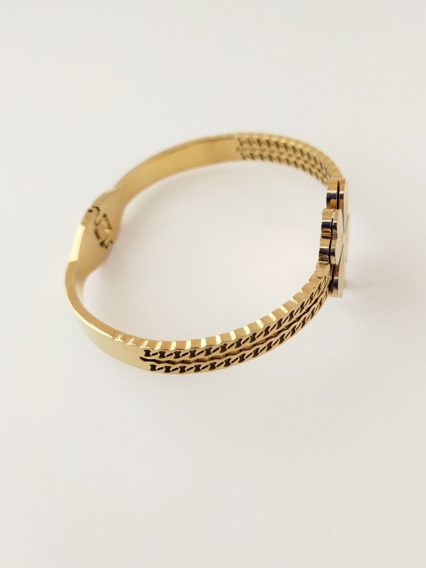 ÇELİK GOLD YONCA MODEL BİLEZİK