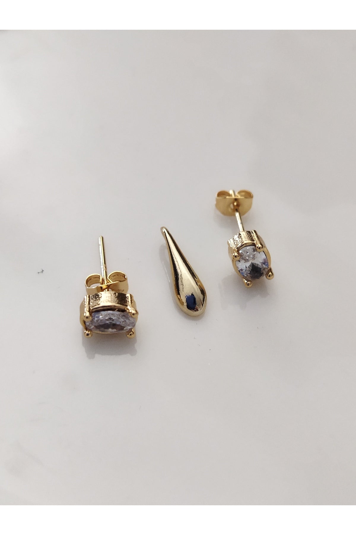 HALKA KÜPE SETİ STAR CHİC OVAL