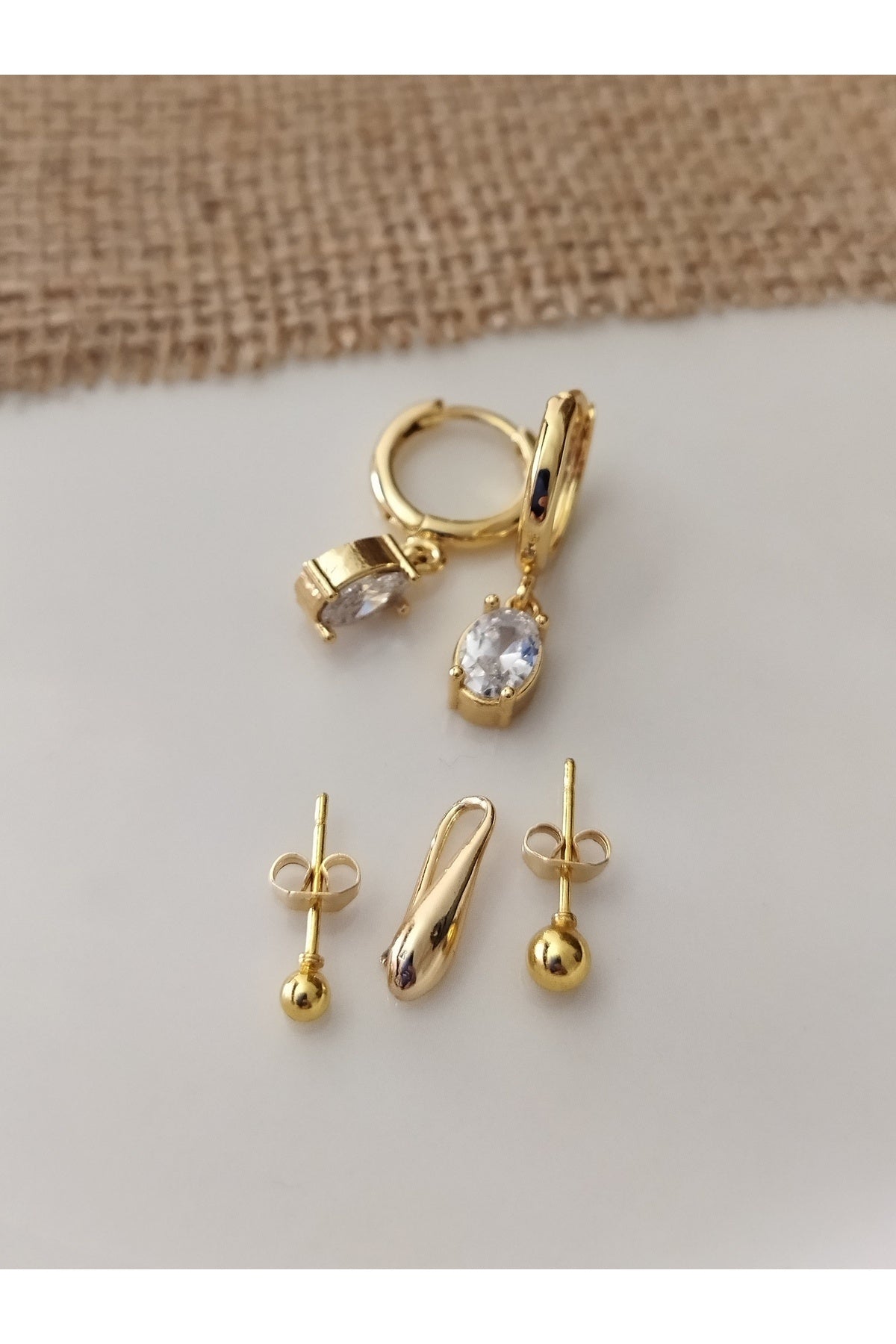 HALKA KÜPE SETİ CLASSİC CHİC OVAL