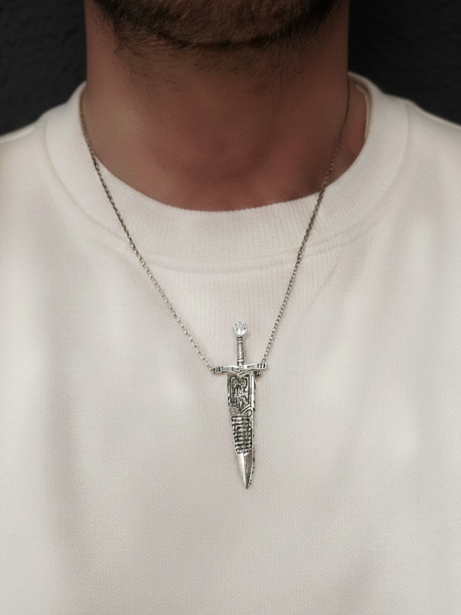 Personalized Excalibur Sword Necklace