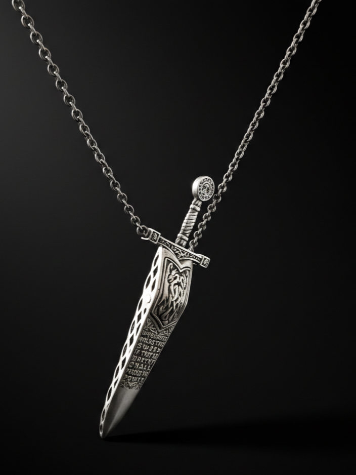 EXCALIBUR | 925 Sterling Silver Sword Necklace