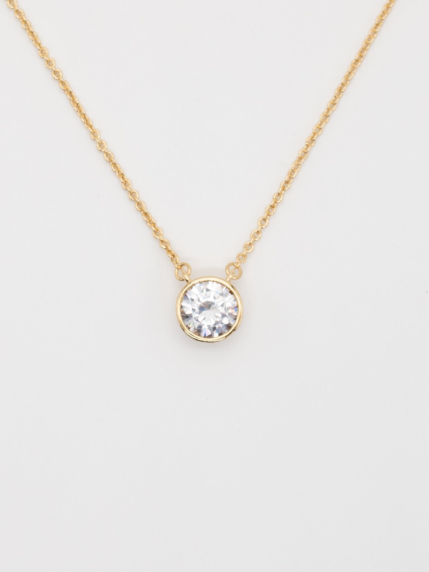 Tek Taş Choker Kolye Diamond