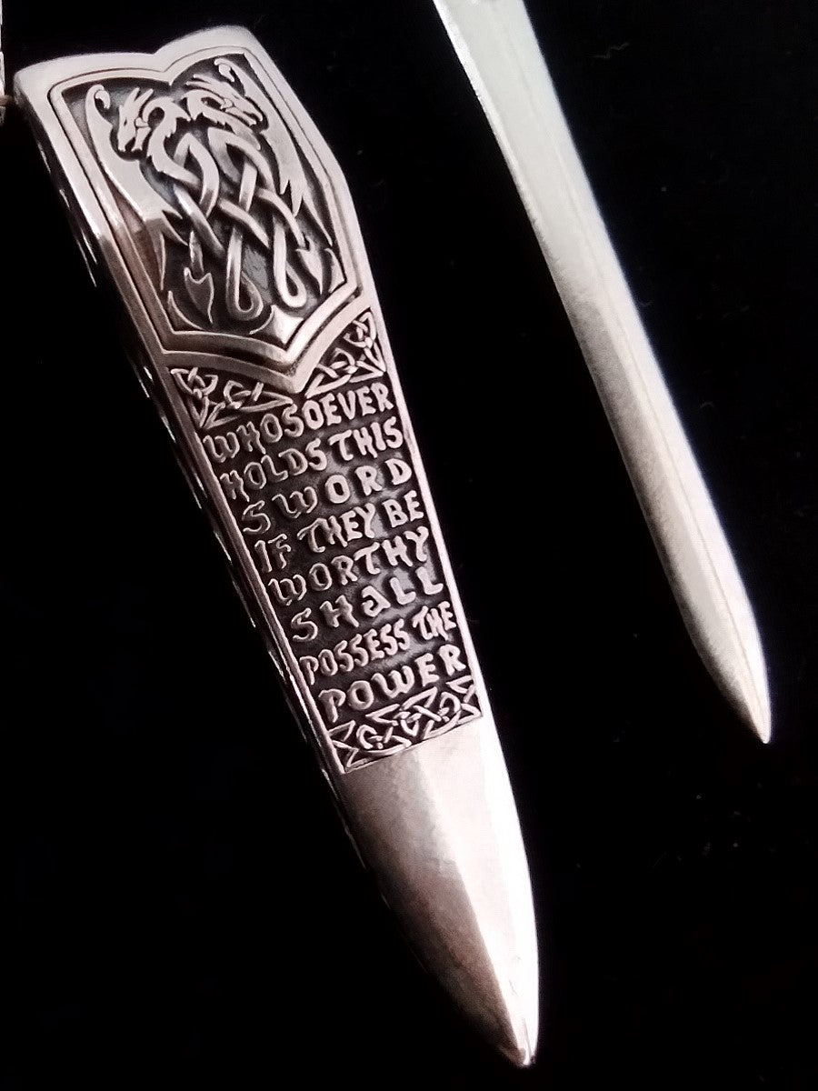 Personalized Excalibur Sword Necklace