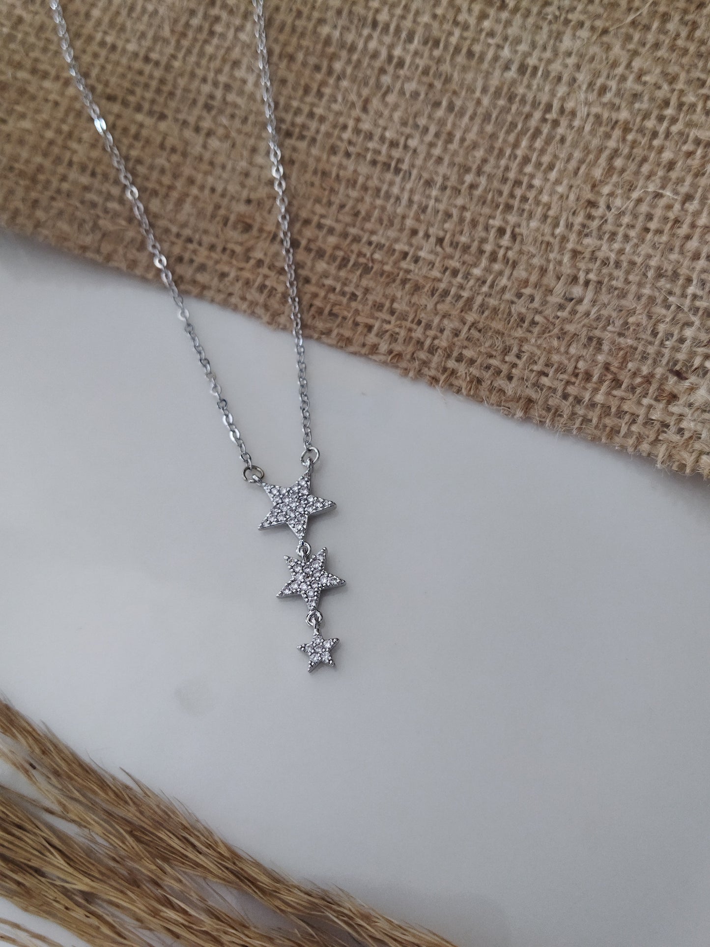 ÇELİK TAŞLI CHARM KADIN KOLYELER