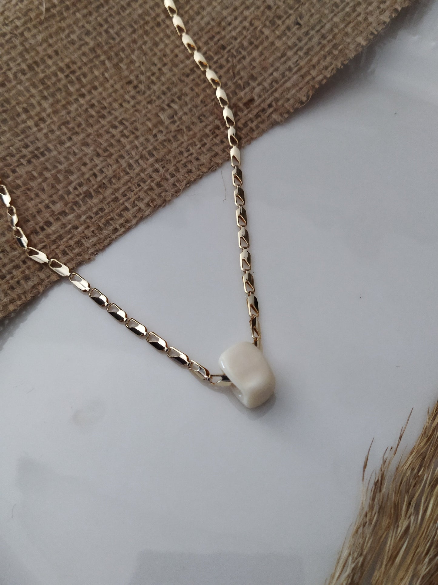 ÇELİK TEK TAŞ KALP CHARM KOLYE