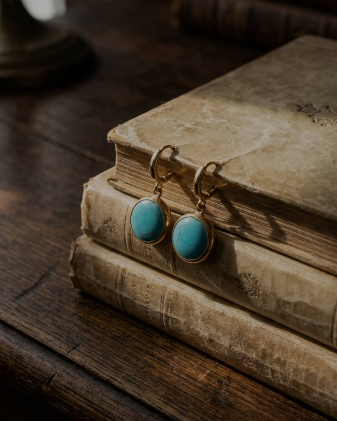 Turquoise Plastering Earrings – Lagoon