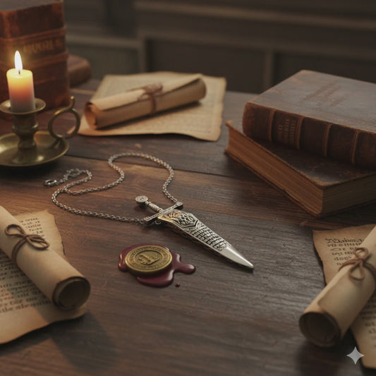 Personalized Excalibur Sword Necklace